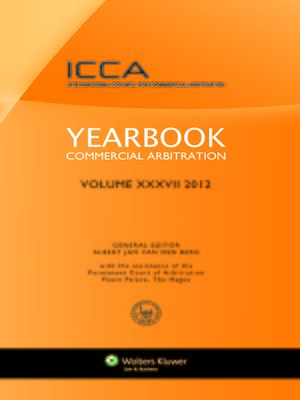 cover image of Yearbook Commercial Arbitration Volume XXXV--2012